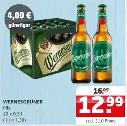 Getränke Quelle Wernesgrüner Pils Angebot