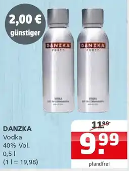 Getränke Quelle DANZKA Vodka Angebot
