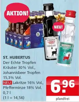 Getränke Quelle ST. HUBERTUS Der Echte Tropfen Angebot