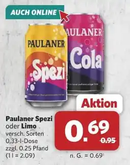 Combi Paulaner Spezi Angebot