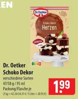 Famila Nord Ost Dr. Oetker Schoko Dekor Angebot