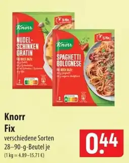 Famila Nord Ost Knorr Fix Angebot