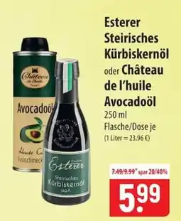 Famila Nord Ost Esterer Steirisches Kürbiskernöl Angebot