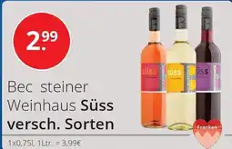 Sagasser Bec steiner Weinhaus Süss Angebot