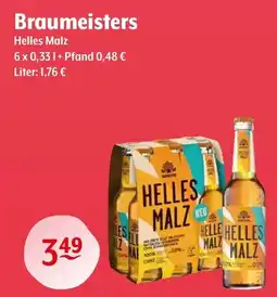 Getränke Hoffmann Braumeisters Helles Malz Angebot
