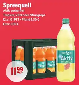 Getränke Hoffmann Spreequell Aktiv zuckerfrei Angebot