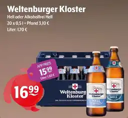 Getränke Hoffmann Weltenburger Kloster Hell Angebot