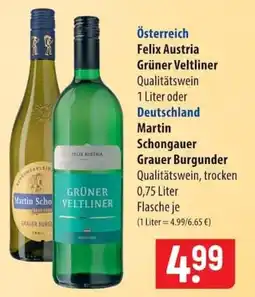 Famila Nord Ost Felix Austria Grüner Veltliner Angebot