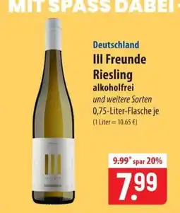 Famila Nord Ost Ill Freunde Riesling alkoholfrei Angebot