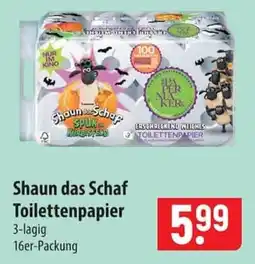 Famila Nord Ost Shaun das Schaf Toilettenpapier Angebot