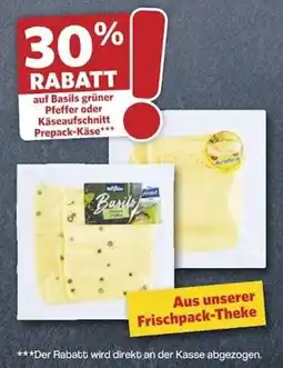 Famila Nord West Basilis grüner Pfeffer oder Käseaufschnitt Prepack-Käse Angebot