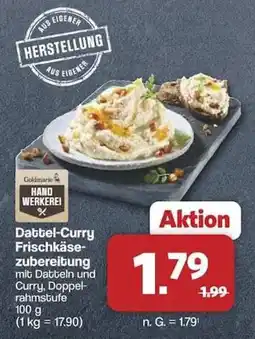 Famila Nord West Goldmarie Dattel-Curry Frischkäsezubereitung Angebot