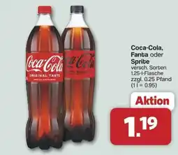 Famila Nord West Coca-Cola, Fanta oder Sprite Angebot