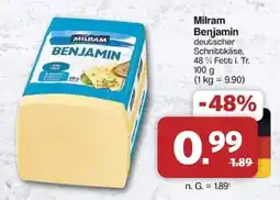 Famila Nord West Milram Benjamin deutscher Schnittkäse Angebot