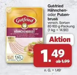 Famila Nord West Gutfried Hähnchen- oder Putenbrust Angebot