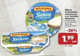 Famila Nord West Milkana Schmelzkäsezubereitung oder Schmelzkäseecken Angebot