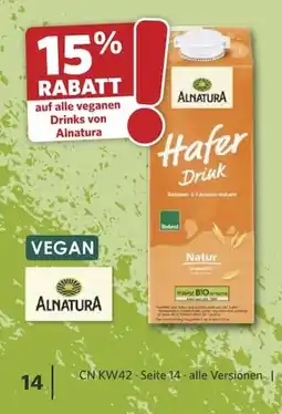 Combi Hafer Drink Alnatura Angebot