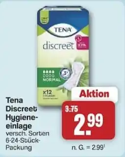 Famila Nord West Tena Discreet Hygiene-einlage Angebot