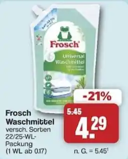 Famila Nord West Frosch Waschmittel Angebot