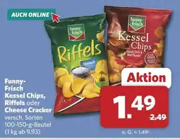 Combi Funny-Frisch Kessel Chips, Riffels oder Cheese Cracker Angebot