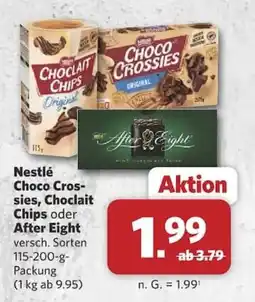 Combi Nestlé Choco Crossies, Chocolait Chips oder After Eight Angebot