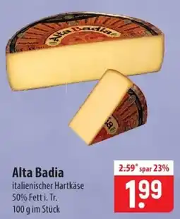 Famila Nord Ost Alta Badia italienischer Hartkäse Angebot
