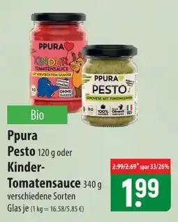 Famila Nord Ost Ppura Pesto oder Kinder-Tomatensauce Angebot