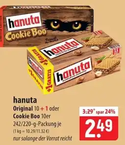 Famila Nord Ost hanuta Original Angebot