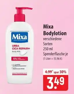 Famila Nord Ost Mixa Bodylotion Angebot