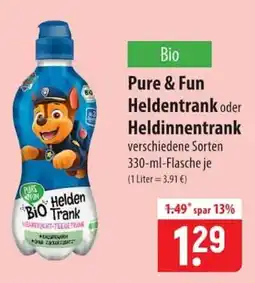 Famila Nord Ost Pure & Fun Helden Trank Angebot
