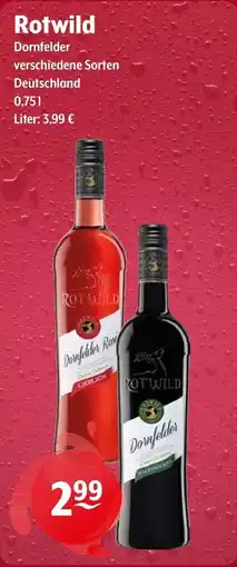 Getränke Hoffmann Rotwild Dornfelder Angebot