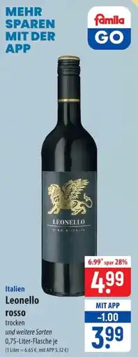 Famila Nord Ost Leonello rosso Angebot