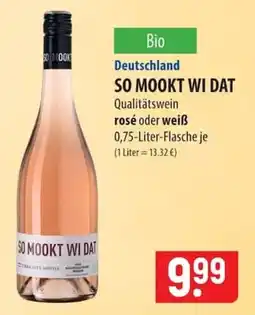 Famila Nord Ost SO MOOKT WI DAT Qualitätswein Angebot