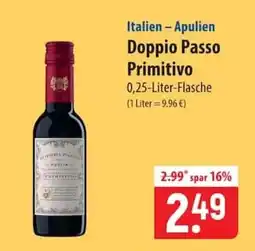 Famila Nord Ost Doppio Passo Primitivo Angebot
