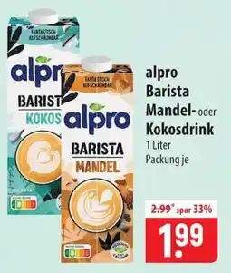 Famila Nord Ost alpro Barista Mandel- oder Kokosdrink Angebot