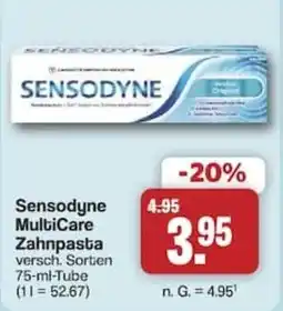 Famila Nord West Sensodyne MultiCare Zahnpasta Angebot