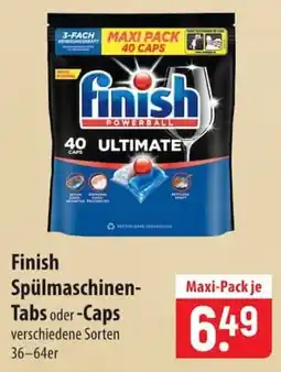 Famila Nord Ost Finish Spülmaschinen-Tabs oder-Caps Angebot