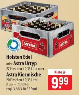 Famila Nord Ost Holsten Edel oder Astra Urtyp Angebot