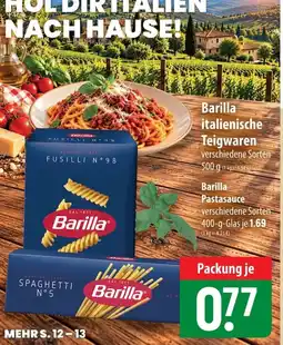Famila Nord Ost Barilla italienische Teigwaren Angebot