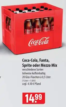 Famila Nord Ost Coca-Cola, Fanta, Sprite oder Mezzo Mix Angebot