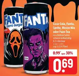 Famila Nord Ost Coca-Cola, Fanta, Sprite, Mezzo Mix oder Fuze Tea Angebot