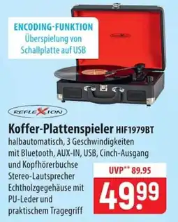 Famila Nord Ost REFLEXION Koffer-Plattenspieler HIF1979BT Angebot