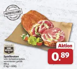 Famila Nord West Goldmarie HAND WERKEREI Spießbraten vom Schweinenacken, verschieden gefüllt Angebot