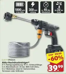 Famila Nord West EASYmaxx Akku-Hochdruckreiniger* Angebot