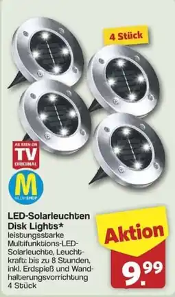 Famila Nord West LED-Solarleuchten Disk Lights* Angebot