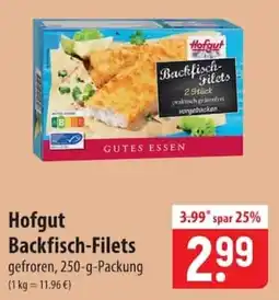Famila Nord Ost Hofgut Backfisch-Filets Angebot