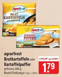 Famila Nord Ost agrarfrost Bratkartoffeln oder Kartoffelpuffer Angebot