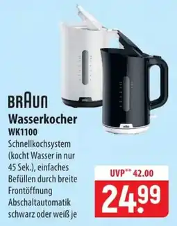 Famila Nord Ost BRAUN Wasserkocher WK1100 Angebot