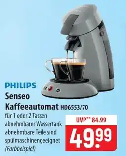 Famila Nord Ost PHILIPS Senseo Kaffeeautomat HD6553/70 Angebot