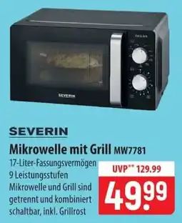 Famila Nord Ost SEVERIN Mikrowelle mit Grill MW7781 Angebot